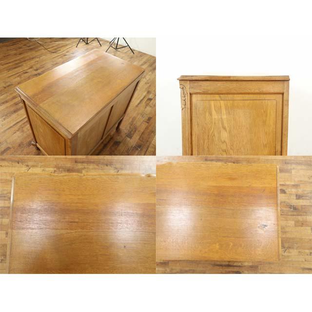 フランス アンティーク 家具 キャビネット 飾り棚 ディスプレイ オーク