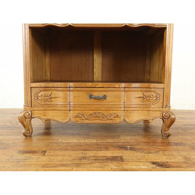フランス アンティーク 家具 キャビネット 飾り棚 オーク材 1930年代 フランス アンティーク 家具 キャビネット 飾り棚 ディスプレイ オーク