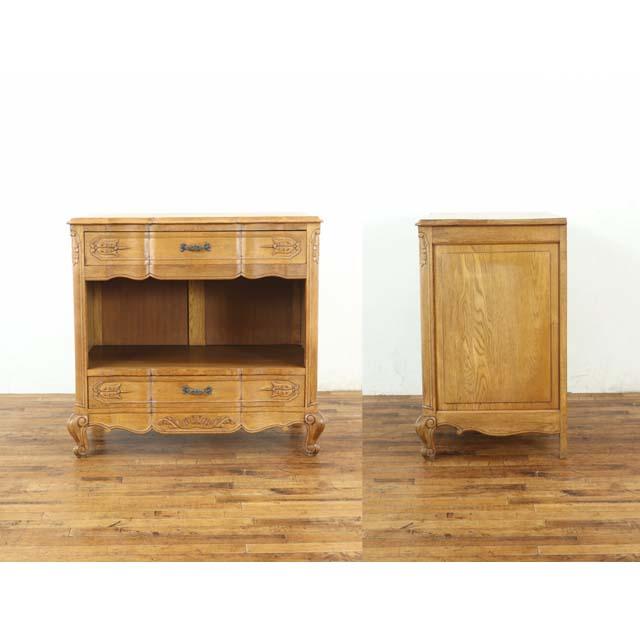 フランス アンティーク 家具 キャビネット 飾り棚 ディスプレイ オーク