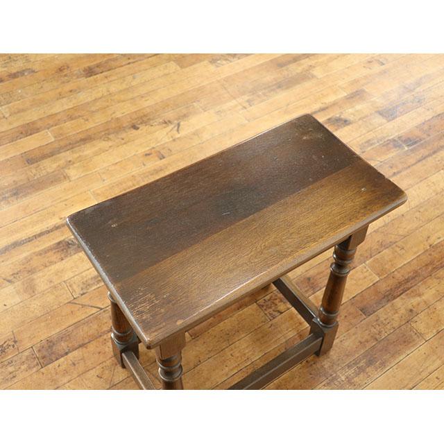 フランス アンティーク 家具 サイドテーブル スツール 飾り棚 ビーチ材