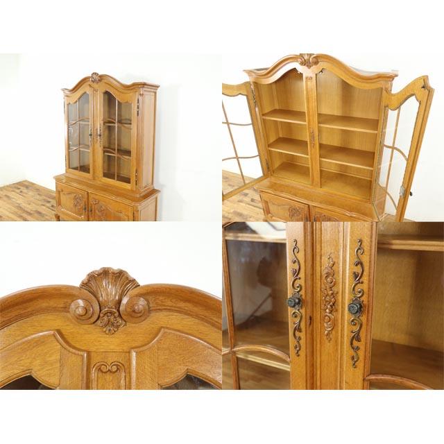 【特価】フランス アンティーク キャビネット 飾り棚 1930年代 フランス アンティーク 家具 キャビネット 飾り棚 食器棚 店舗什器