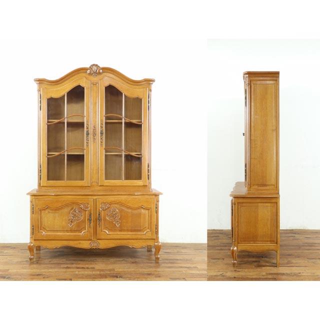 【特価】フランス アンティーク キャビネット 飾り棚 1930年代 フランス アンティーク 家具 キャビネット 飾り棚 食器棚 店舗什器