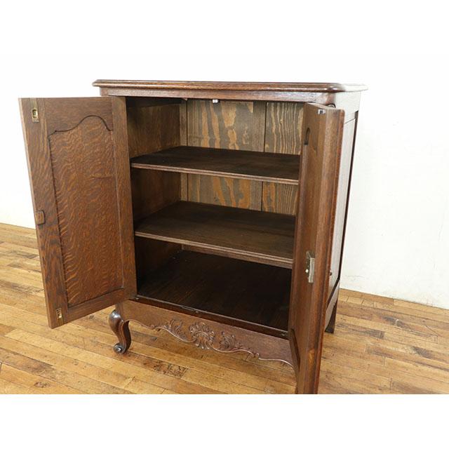 【特価】フランス アンティーク キャビネット 飾り棚 1930年代 フランス アンティーク 家具 キャビネット 収納 飾り棚 オーク 1930