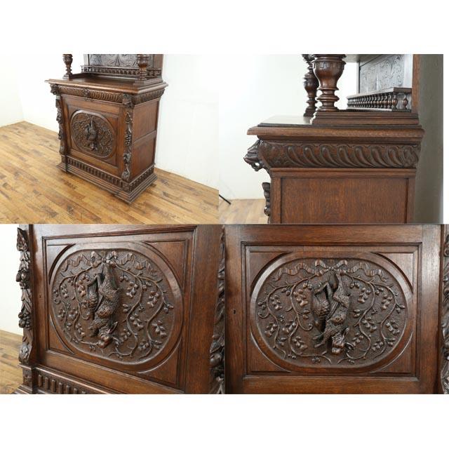 【最終値引き】アンティーク家具　キャビネット　収納　フランス フランス アンティーク 家具 キャビネット リビング 収納 オーク 1900