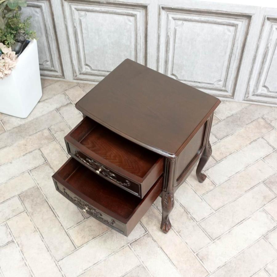 チェスト サイドチェスト ロココ調 シンフォニー ナイトテーブル