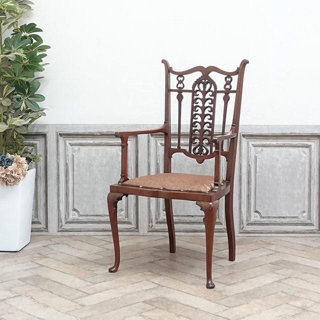 イギリス70s　テレフォンチェア　マホガニー　アンティーク イギリス70sテレフォンチェアマホガニーアンティーク