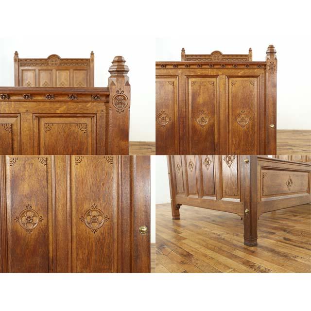 フランス アンティーク 家具 ベッドフレーム オーク 1910年代