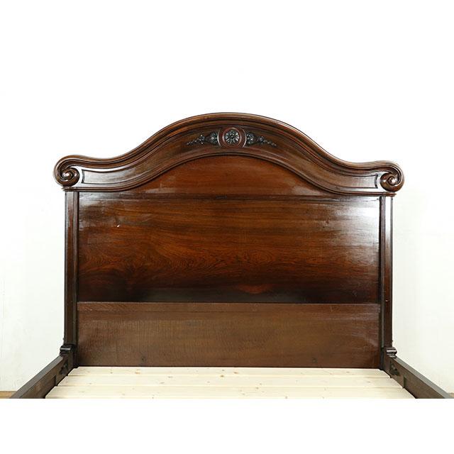 フランス アンティーク 家具 ベッドフレーム ローズウッド 1910年代