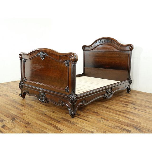 フランス アンティーク 家具 ベッドフレーム ローズウッド 1910年代