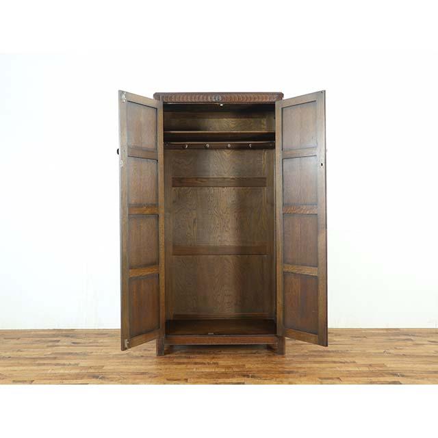 イギリス アンティーク 家具 ワードローブ キャビネット 玄関 寝室