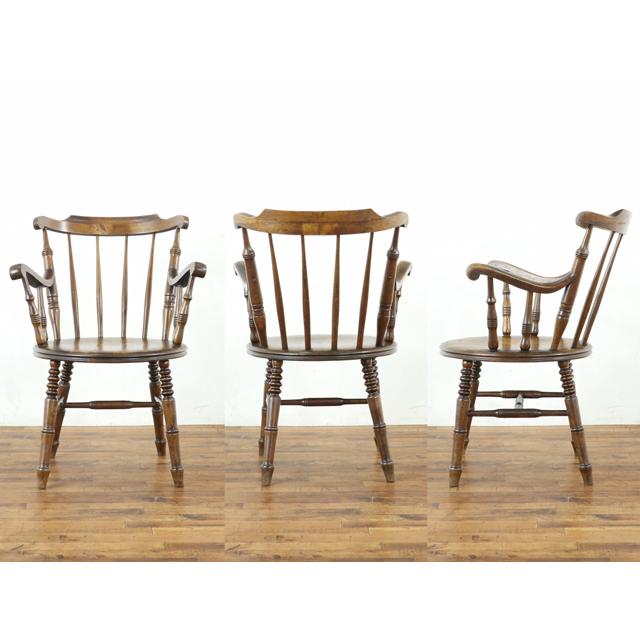 イギリス アンティーク 家具 アームチェア キッチンチェア