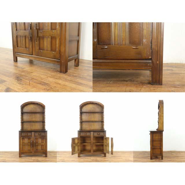 イギリス アンティーク 家具 カップボード 飾り棚 食器棚 キッチン