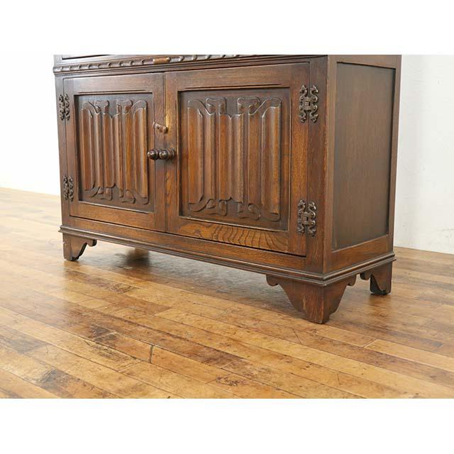 イギリス アンティーク 家具 ブックケース 飾り棚 収納 リビング 書棚