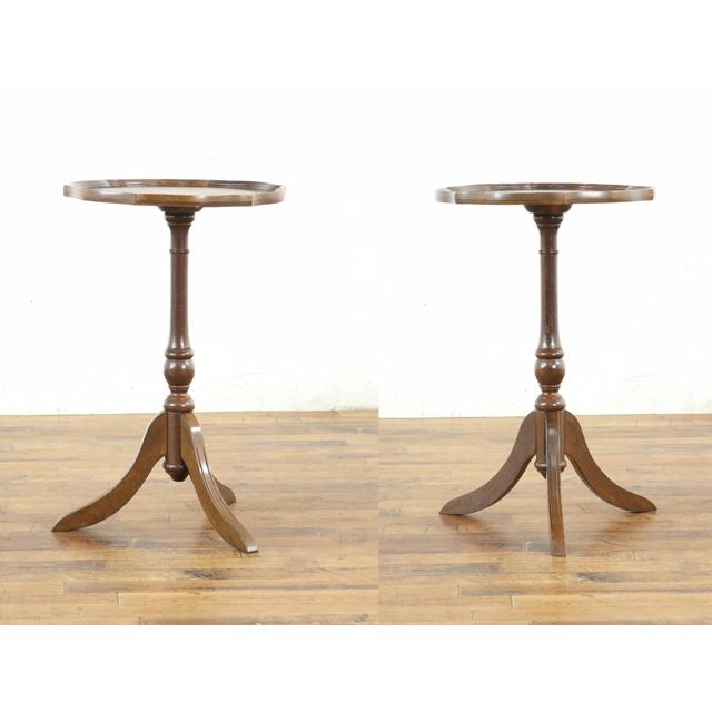 アンティーク 家具 ワインテーブル サイドテーブル ビーチ材 1940年代  ヴィンテージ レトロ 英国 antique80154c 【OUTBROS】