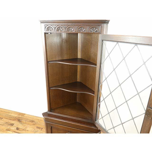 イギリス アンティーク 家具 コーナーキャビネット リビング キッチン