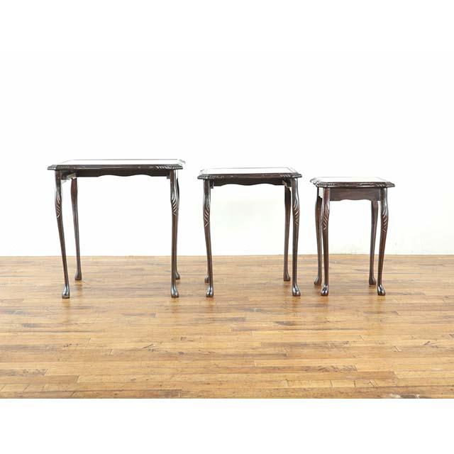 イギリス アンティーク 家具 ネストテーブル サイドテーブル リビング