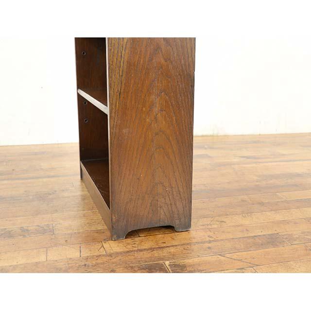 イギリス アンティーク 家具 ブックシェルフ マガジンラック 本棚