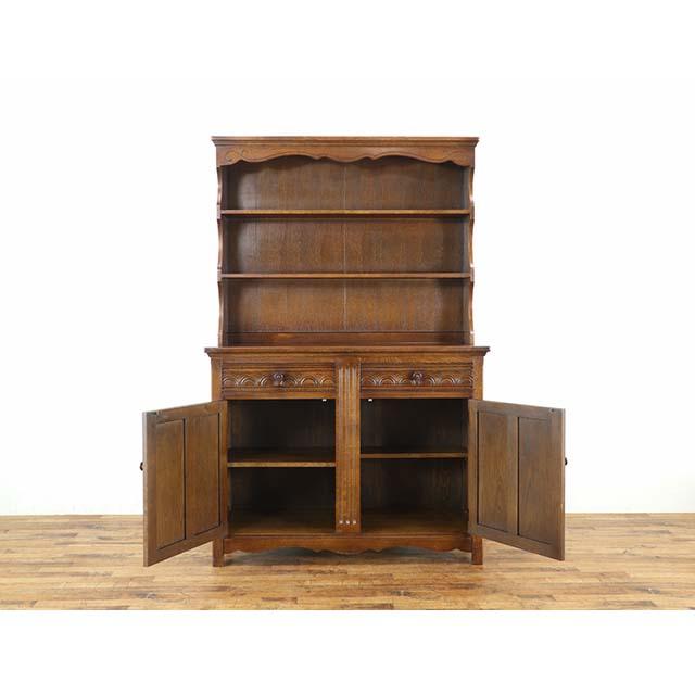 イギリス アンティーク 家具 カップボード 飾り棚 食器棚 キッチン