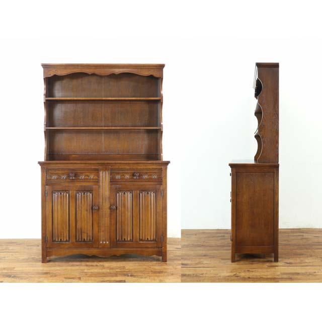 イギリス アンティーク 家具 カップボード 飾り棚 食器棚 キッチン