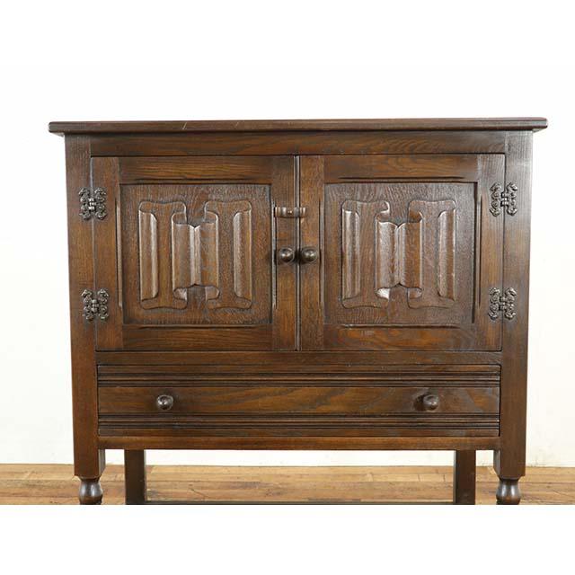 イギリス アンティーク 家具 キャビネット 収納 リビング オーク 1960