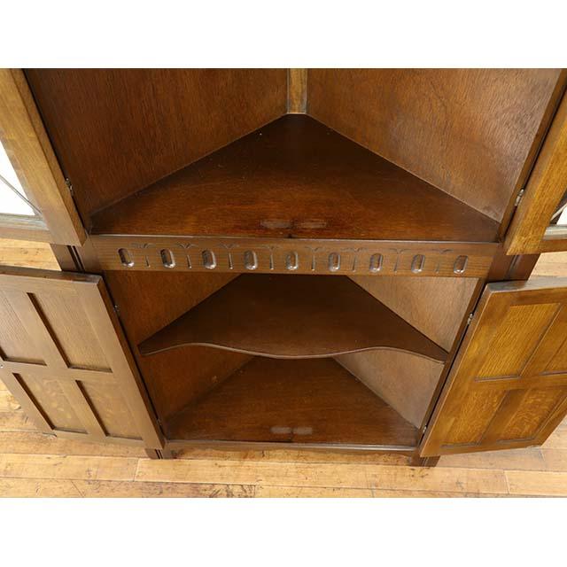 イギリス アンティーク 家具 コーナーキャビネット リビング キッチン