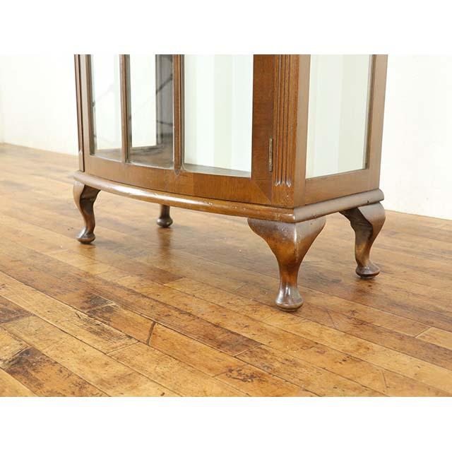 イギリス アンティーク 家具 ショーケース 飾り棚 キャビネット