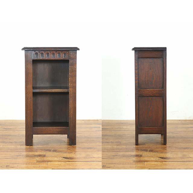 イギリス アンティーク 家具 ブックシェルフ マガジンラック 本棚