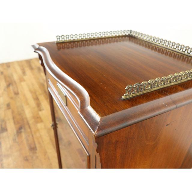 イギリス アンティーク 家具 ミュージックキャビネット 飾り棚 収納 マホガニー 1910年代 ヴィンテージ レトロ 英国 antique80482_1