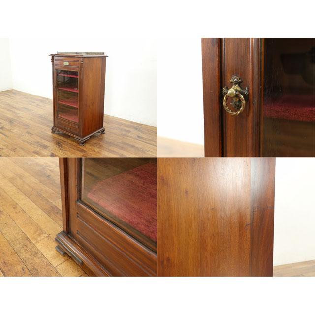 イギリス アンティーク 家具 ミュージックキャビネット 飾り棚 収納 マホガニー 1910年代 ヴィンテージ レトロ 英国 antique80482_4