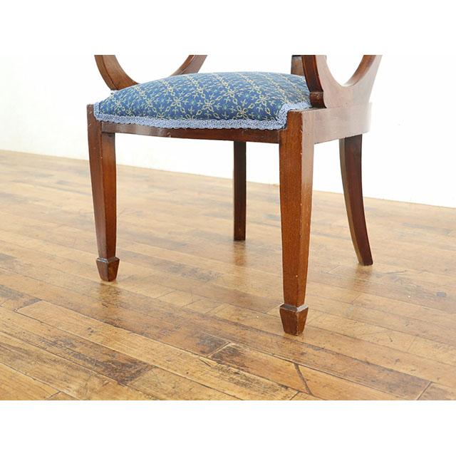 イギリス アンティーク 家具 アームチェア チェアー 1人用 一人掛け 1910年代 マホガニー ヴィンテージ 英国 antique80555aの画像