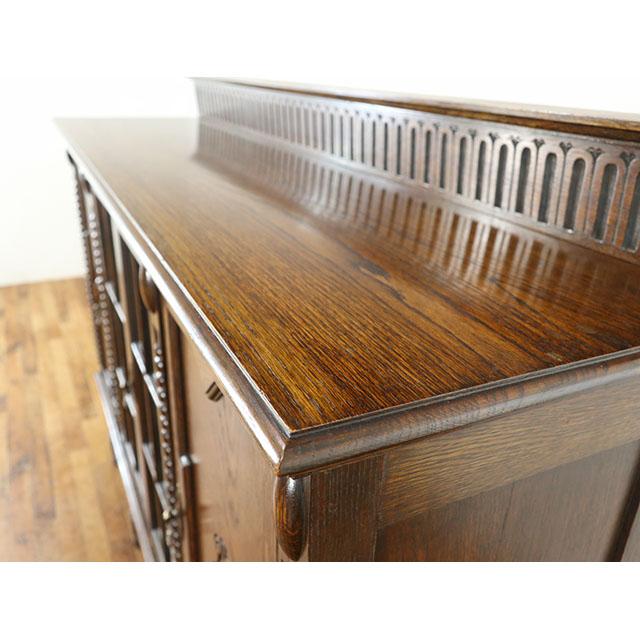 イギリス アンティーク 家具 ブックケース 飾り棚 本棚 キャビネット