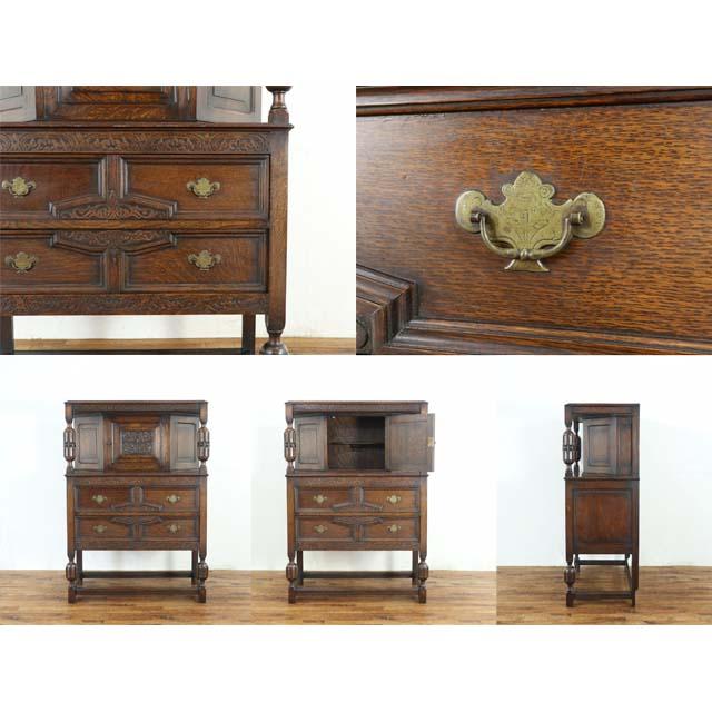 イギリス アンティーク 家具 サイドボード キャビネット コートカップ