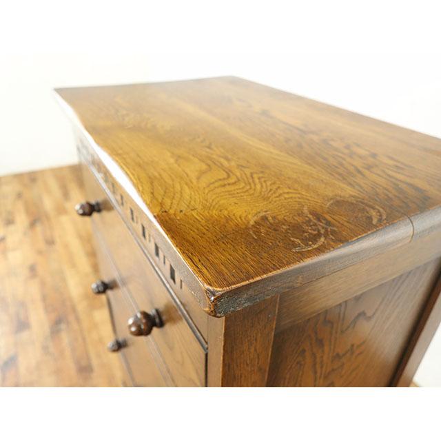 イギリス アンティーク 家具 チェスト 引き出し 洋タンス 収納 リビング オーク 1930年代 レトロ 英国 antique80602aの画像