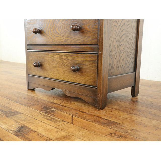 イギリス アンティーク 家具 チェスト 引き出し 洋タンス 収納 リビング オーク 1930年代 レトロ 英国 antique80602aの画像