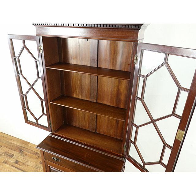 イギリス アンティーク 家具 キャビネット ディスプレイ リビング