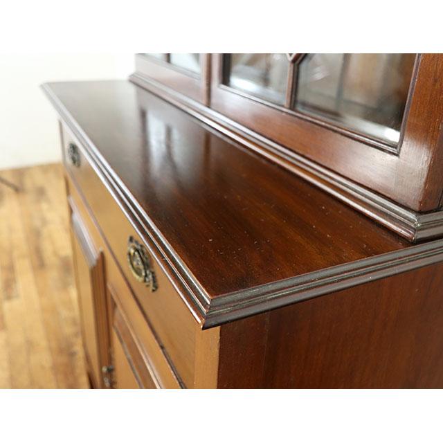 イギリス アンティーク 家具 キャビネット ディスプレイ リビング