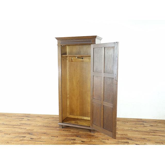イギリス アンティーク 家具 ワードローブ 衣装キャビネット 玄関 寝室 収納 オーク 1930年代  レトロ 英国 antique80652の画像