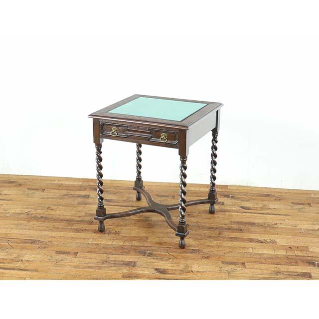 イギリス アンティーク 家具 サイドテーブル ゲームテーブル オーク 1920年代 レトロ 英国 antique80681_1