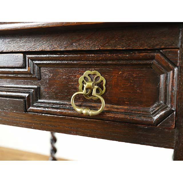 イギリス アンティーク 家具 サイドテーブル ゲームテーブル オーク 1920年代 レトロ 英国 antique80681_7