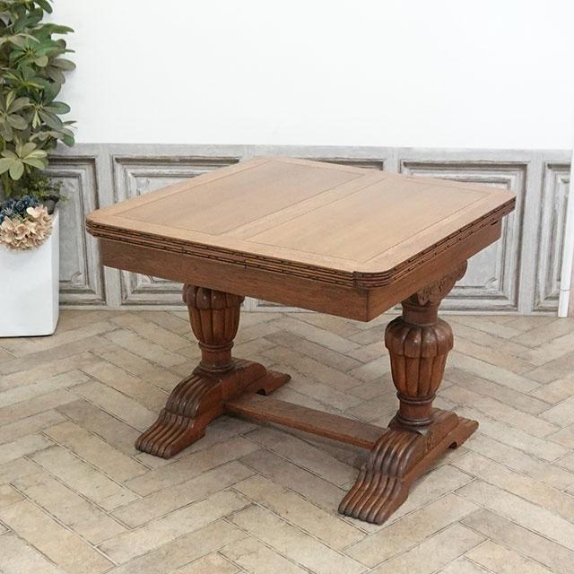 イギリス アンティーク 家具 ダイニングセット ドローリーフ テーブル