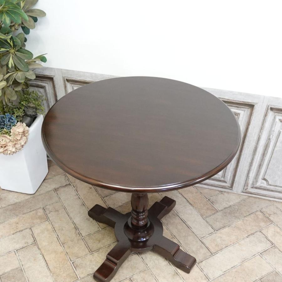 ヴィンテージ　ラウンド　コーヒーテーブル コーヒー カフェテーブル アンティーク レトロ 英国 ロココ調 スクエア