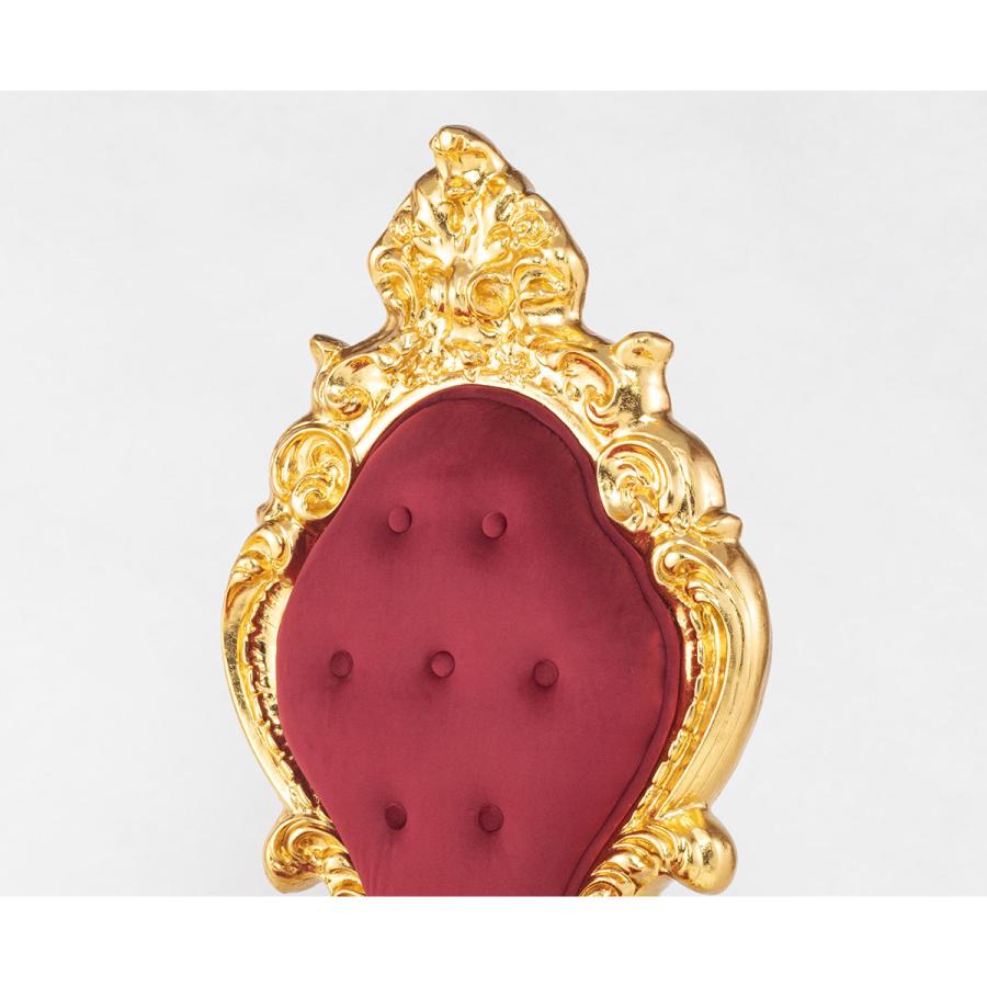 アンティーク風家具 一人掛け チェア 1人 アームチェア ロココ