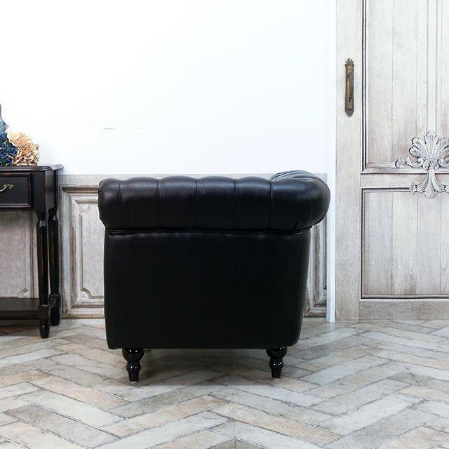 チェスターフィールド ソファ 1人掛け ソファー 一人用 長椅子