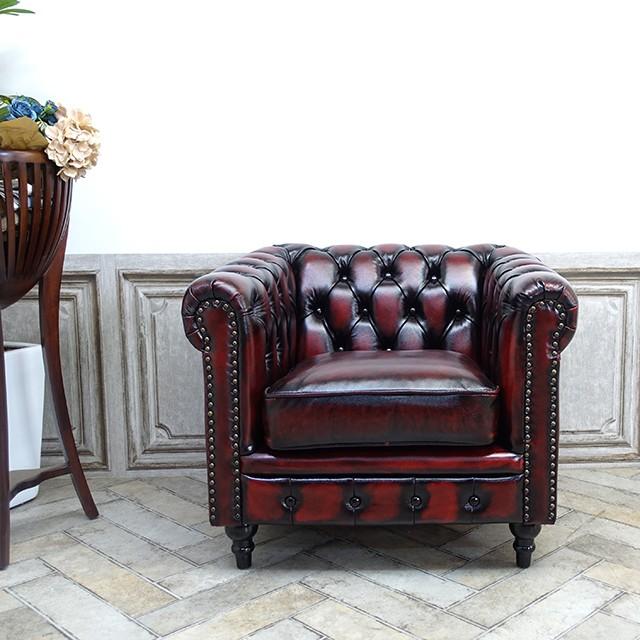 チェスターフィールド ソファ 1人掛け ソファー 一人用 ヴィンセント