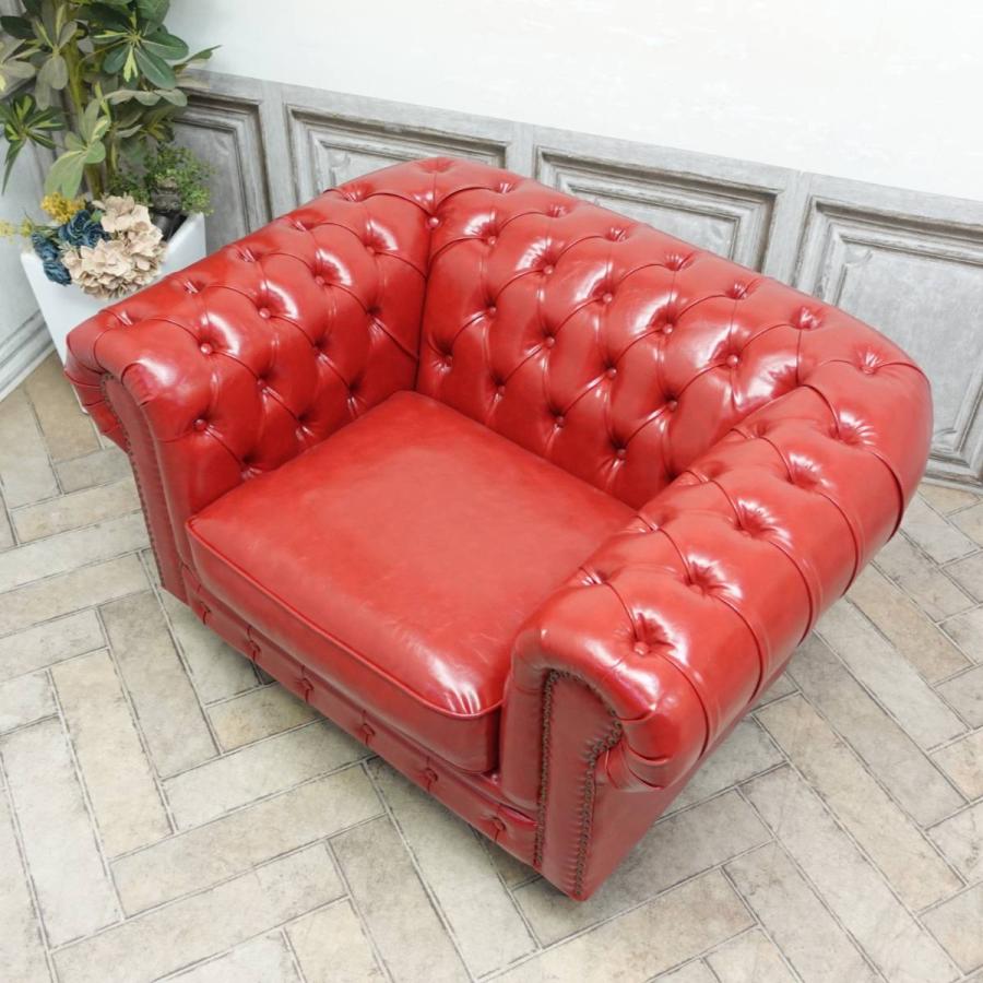 チェスターフィールド ソファ 1.5人掛け ソファー 一人用 椅子 クラブ