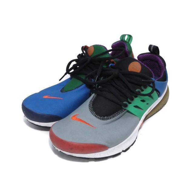 NIKE × BEAMS ナイキ 886043-400 AIR PRESTO QS エアプレスト スターブルー 黒 グリーン オレンジブレイズ 27cm スニーカー 中古【中古】10001008｜classic