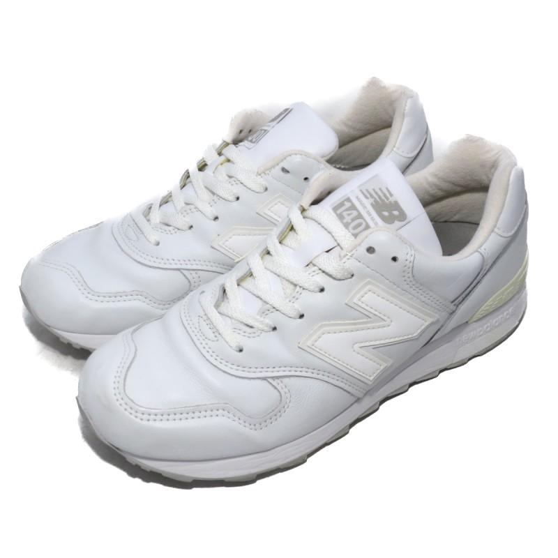 超人気 ホワイト 廃盤 オールスムースレザー アメリカ製 Usa製 M1400jwt ニューバランス Balance New 美品 新入荷 白 中古 スニーカー 27cm シューズ