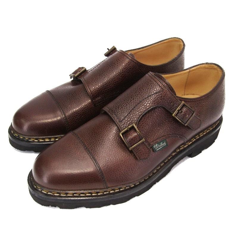 Paraboot 未使用 パラブーツ ウィリアム ダブルモンク 981435 グレイン 