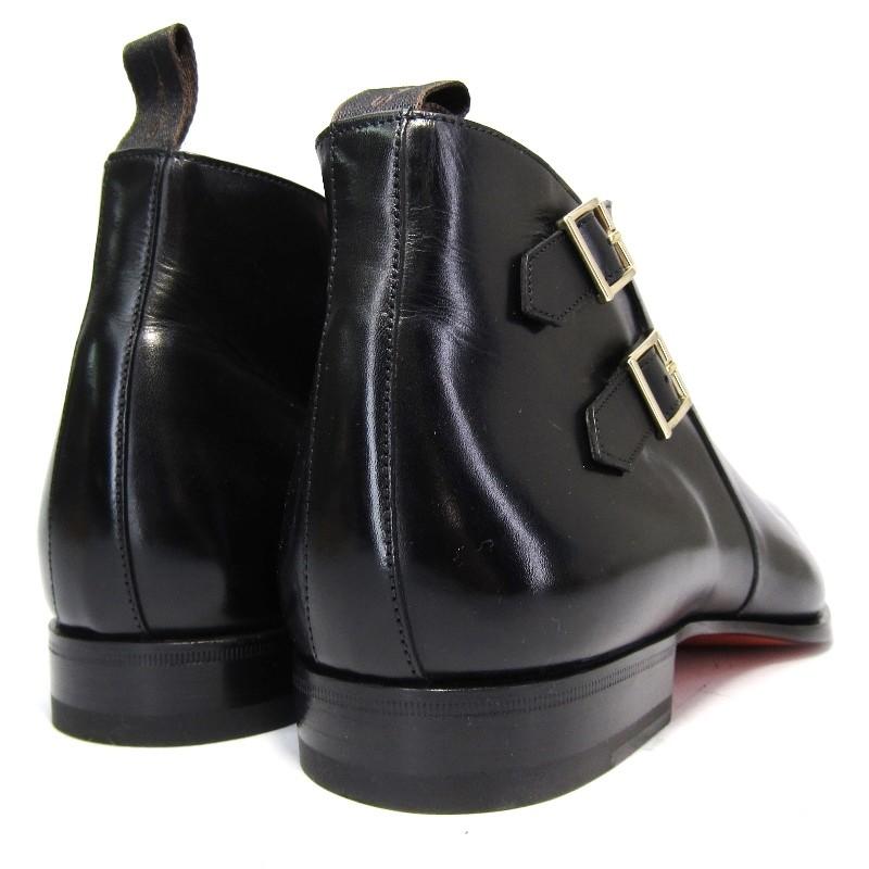 良品 Santoni サントーニ サイドジップ ストラップブーツ B06C 良品 Santoni サントーニ サイドジップ ストラップブーツ B06C