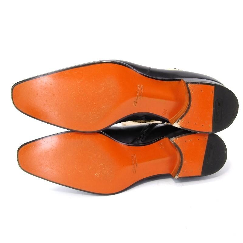 良品 Santoni サントーニ サイドジップ ストラップブーツ B06C 良品 Santoni サントーニ サイドジップ ストラップブーツ B06C